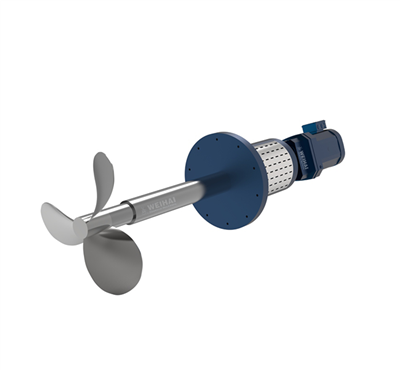 Agitador de entrada al margen